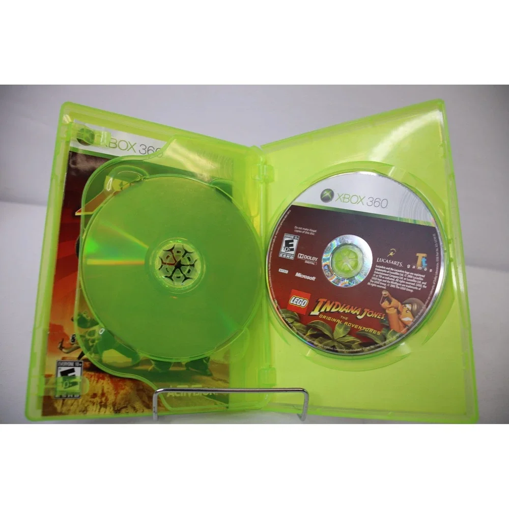 Xbox 360 LEGO Indiana Jones The Original Adventures Kung Fu Panda Game Disc Lot
